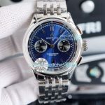 Swiss Copy Breitling Premier B01 Chronograph 42 Watch Blue Dial Metal Band